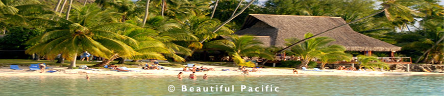a popular beach accommodation on moorea island